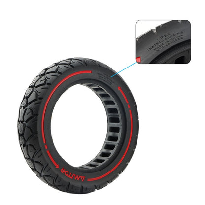 AIMITE 10 inch 45mm Slot Scooter Universal Anti-Blast Anti-skid Shock Absorption Off-road Tire, Red Line