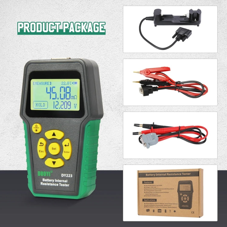 DUOYI DY223 Electrical Vehicle Voltage Testing And Fault Diagnostic Instrument