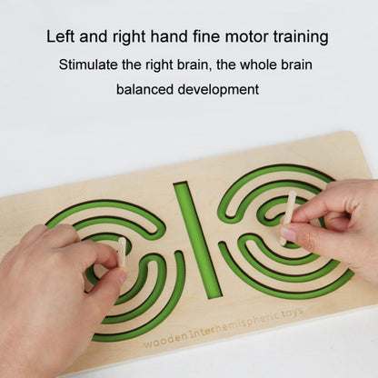 Left And Right Brain Motion Training Maze Toy Children Thinking Enlightenment Puzzle Teaching Aids