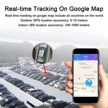 TKSTAR TK915 4G Quad Frequency Locator Car Anti-Theft GPS Tracker, 4G