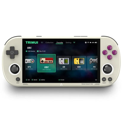 Trimui Smart Pro 4.96 Inch IPS Screen Handheld Game Console Open Source Linux System, 64G, 128G, 256G