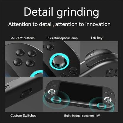 Trimui Smart Pro 4.96 Inch IPS Screen Handheld Game Console Open Source Linux System, 64G, 128G, 256G