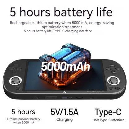 Trimui Smart Pro 4.96 Inch IPS Screen Handheld Game Console Open Source Linux System, 64G, 128G, 256G