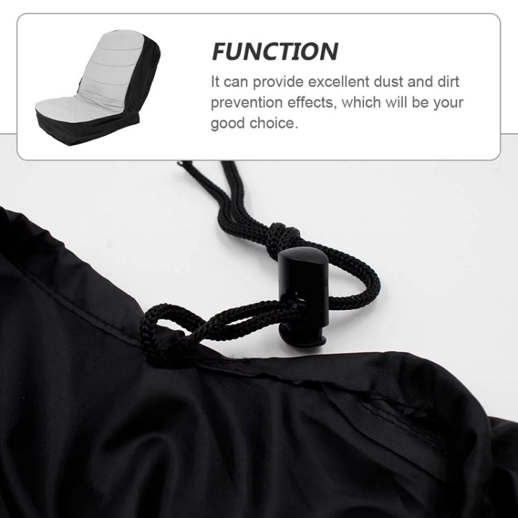 15 Inch Heavy-Duty Agricultural Vehicle Lawn Mower Seat Dust Cover, 15 Inch, 11 Inch