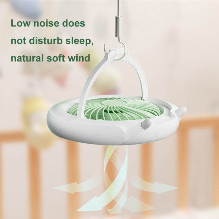 Night Light Desktop Folding Fan Outdoor Camping Hanging Mini Fan, Orange Basic, Green Basic, Orange Upgraded, Green Upgraded