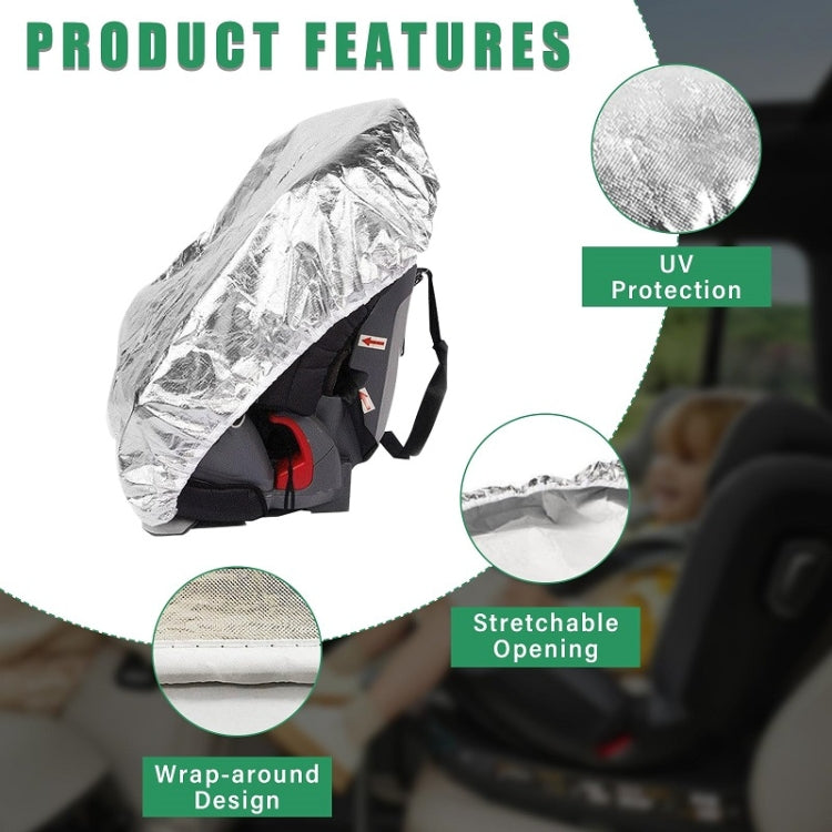 Universal Baby Safety Seat Sunshade Dustproof Cover, 50x90cm