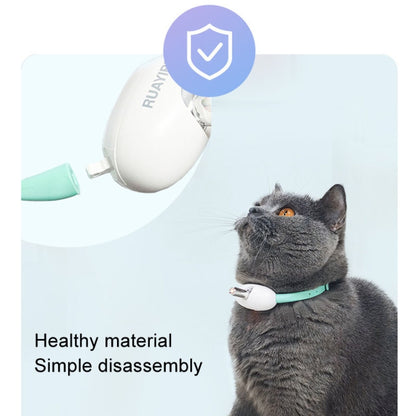 Smart Laser Cat Teaser Collar Adjustable USB Rechargeable Infrared Cat Teaser Stick