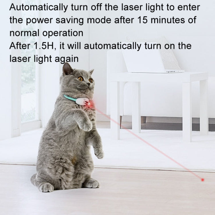 Smart Laser Cat Teaser Collar Adjustable USB Rechargeable Infrared Cat Teaser Stick