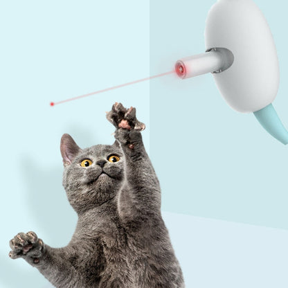 Smart Laser Cat Teaser Collar Adjustable USB Rechargeable Infrared Cat Teaser Stick