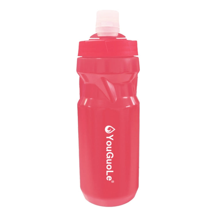YouGuoLe 600ml PP5 Plastic Outdoor Bicycle Cycling Fitness Squeeze Water Cup