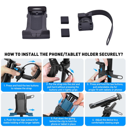 Bicycle Motorcycle Fitness Equipment Baby Carriage Mobile Phone Tablet Universal Holder