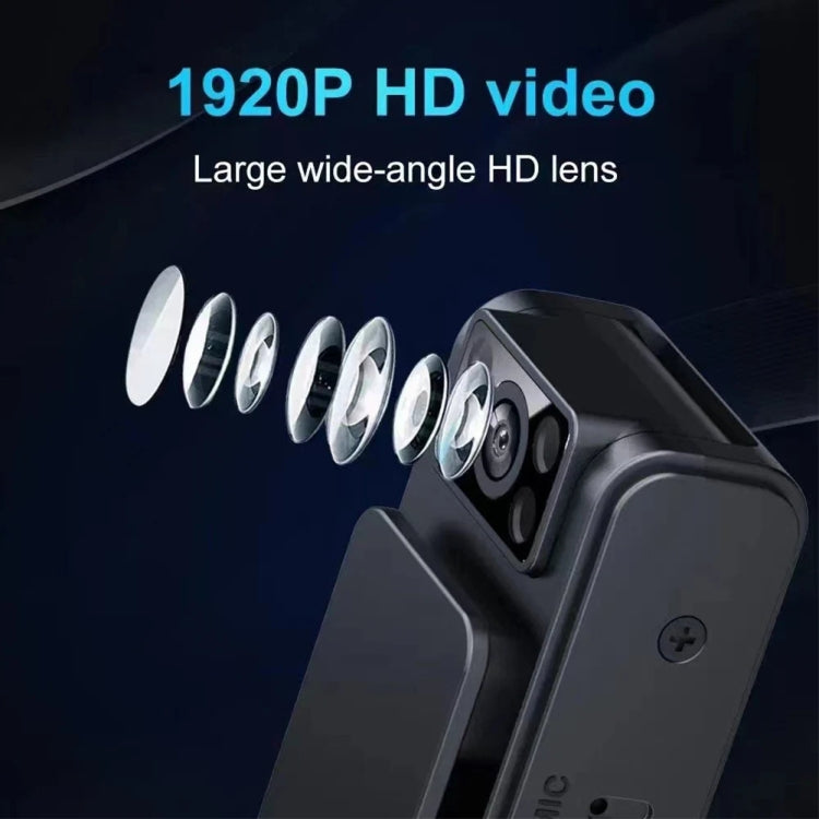 1080P Video Recorder 130 Degree Wide Angle Lens Camera With Back Clip Infrared Night Vision, L8, L8 WIFI Version, L8 With 32G Memory Card, L8 Wifi Version With 32G Memory Card
