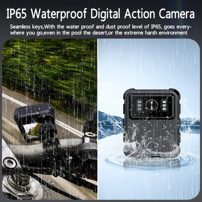 2.0 Inch IPS Screen Video Recorder With Back Clip IP65 Waterproof Mini Camcorders, L9 1080P, L9 2K WIFI Version
