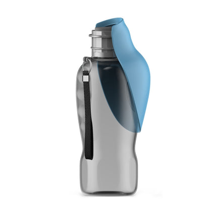 Leaf-shaped Pet Outdoor Folding Water Bottle Outdoor Portable Water Dispenser, Blue Gray, Lake Blue, Pink