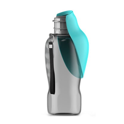 Leaf-shaped Pet Outdoor Folding Water Bottle Outdoor Portable Water Dispenser, Blue Gray, Lake Blue, Pink