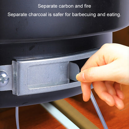 Portable Small Outdoor Folding Round BBQ Grill Wild Camping Cooking Tools, With Storage Bag, No Storage Bag