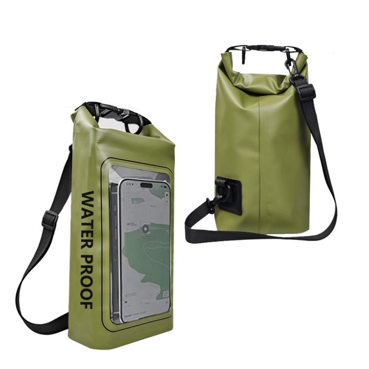 2 In 1 Outdoor Cycling Crossbody Phone Bag PVC Swimming IPX6 Waterproof Bag, 2L, 5L
