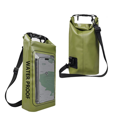 2 In 1 Outdoor Cycling Crossbody Phone Bag PVC Swimming IPX6 Waterproof Bag, 2L, 5L