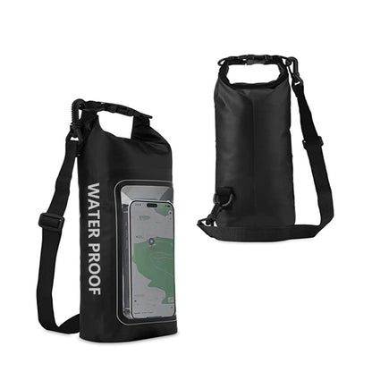 2 In 1 Outdoor Cycling Crossbody Phone Bag PVC Swimming IPX6 Waterproof Bag, 2L, 5L