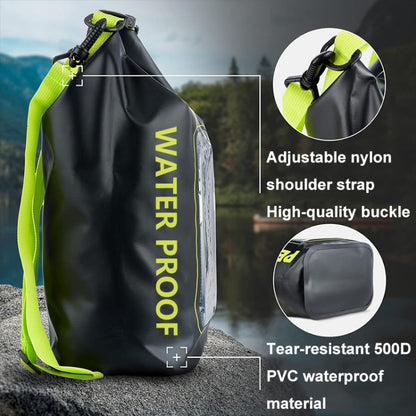 2 In 1 Outdoor Cycling Crossbody Phone Bag PVC Swimming IPX6 Waterproof Bag, 2L, 5L