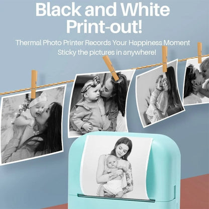 Phomemo M02X Inkless Pocket Printer Bluetooth Thermal Portable Sticker Maker Machine, White, Green