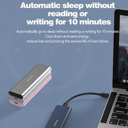 Blueendless M2815SN M.2 Dual Protocol Type-C 3.1 Mobile Hard Disk Box Laptop External SSD, M2815SN