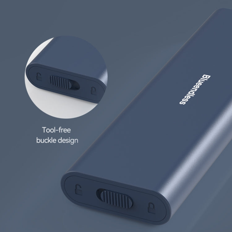 Blueendless M2815SN M.2 Dual Protocol Type-C 3.1 Mobile Hard Disk Box Laptop External SSD, M2815SN