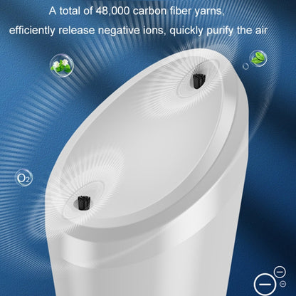 Car-mounted Portable Mini Negative Ion Filter Air Purifier, USB White, USB Black, Cigarette Lighter White, Cigarette Lighter Black