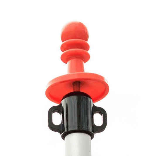 AOTU AT6525 Outdoor Camping Canopy Pole Thunder Cap Tent Support Pole Insulated Plastic Protective Hat, Red, Blue, Army Green, White Luminous