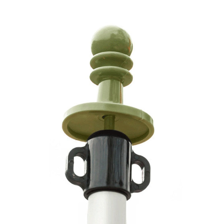 AOTU AT6525 Outdoor Camping Canopy Pole Thunder Cap Tent Support Pole Insulated Plastic Protective Hat, Red, Blue, Army Green, White Luminous