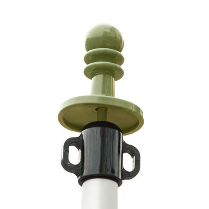 AOTU AT6525 Outdoor Camping Canopy Pole Thunder Cap Tent Support Pole Insulated Plastic Protective Hat, Red, Blue, Army Green, White Luminous