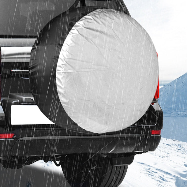 210D Oxford Cloth Car Waterproof Dirt-resistant Tire Protective Cover, 65x37cm, 80x47cm, 4pcs 65x37cm, 4pcs 80x47cm