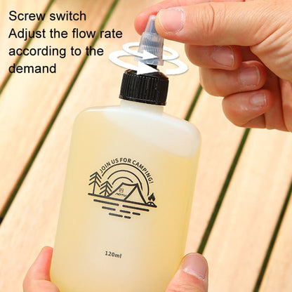 Outdoor Portable Dispenser Small Oil Bottle Camping Leak-proof Storage Seasoning Bottle, AOTU AT6478 120ml