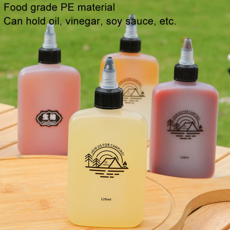 Outdoor Portable Dispenser Small Oil Bottle Camping Leak-proof Storage Seasoning Bottle, AOTU AT6478 120ml