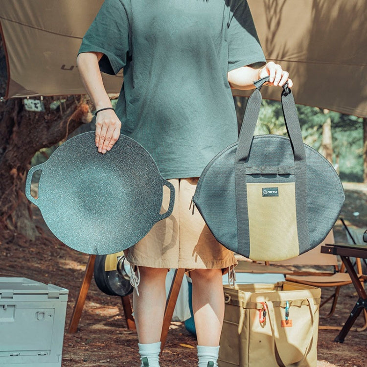 Outdoor Cast Iron Pot Storage Bag Grill Frying Pan Handheld Thickened Storage Bag, AOTU AT6932 Small, AOTU AT6932 Large