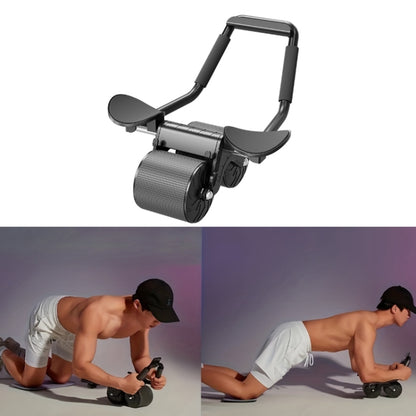 Automatic Rebound Abdominal Roller With Elbow Support & Mobile Phone Bracket, Standard Model Orange, Standard Model Black, Standard Model White, Timing Model Orange, Timing Model Black, Timing Model White