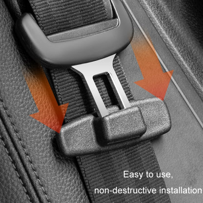 Car Seat Belt Adhesive Buckle Fastener Adjustment Limiter, 1pair