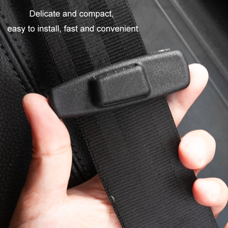 Car Seat Belt Adhesive Buckle Fastener Adjustment Limiter, 1pair