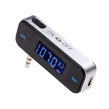 FM-01 3.5mm Music Audio FM Transmitter Mini Wireless Car MP3 Player, FM-01