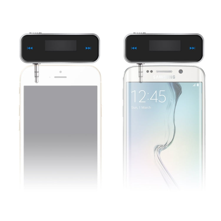 FM-01 3.5mm Music Audio FM Transmitter Mini Wireless Car MP3 Player, FM-01