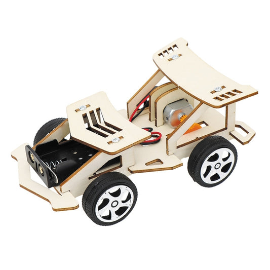 Children Electrical Racing Car Model DIY Technology Small Productions Creator Material Kit, Electrical Racing Car Model