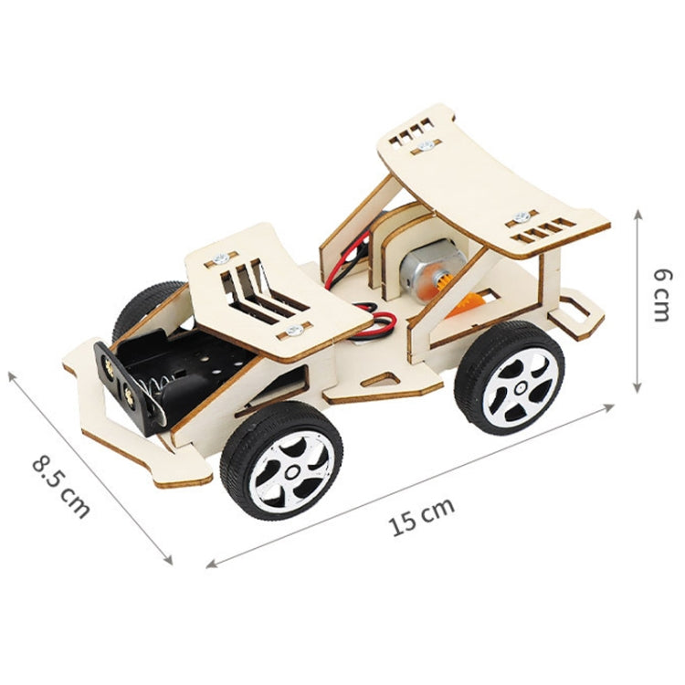 Children Electrical Racing Car Model DIY Technology Small Productions Creator Material Kit, Electrical Racing Car Model