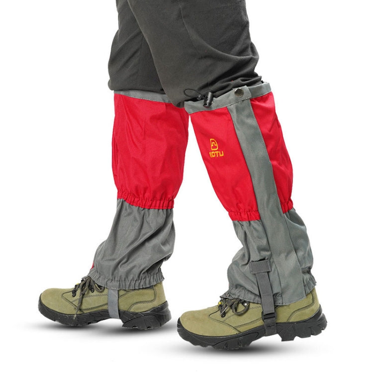 AOTU AT8901 1pair Outdoor Hiking Waterproof Snowproof Shoe Cover Hiking Desert Sandproof Foot Cover, M Red, M Black, M Orange, L Red, L Black, L Orange