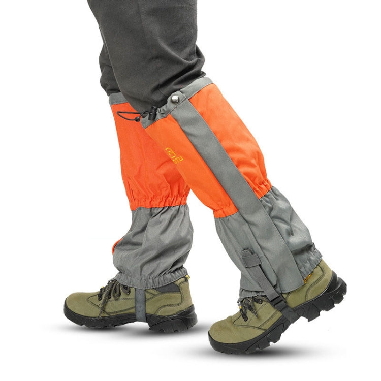 AOTU AT8901 1pair Outdoor Hiking Waterproof Snowproof Shoe Cover Hiking Desert Sandproof Foot Cover, M Red, M Black, M Orange, L Red, L Black, L Orange