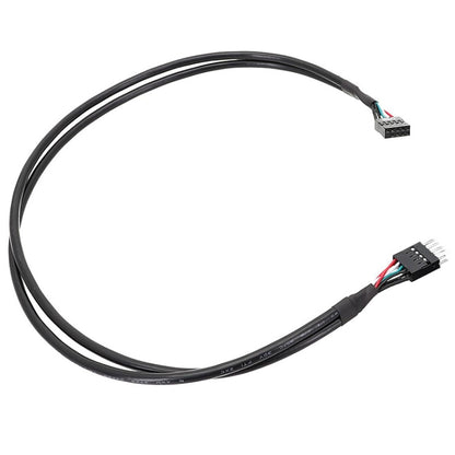 Motherboard 9Pin USB2.0 Extension Cable 26AWG Double Shielded Cord, 20cm, 30cm, 50cm, 60cm