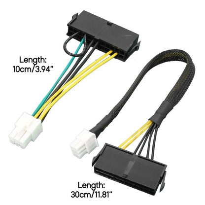 For Acer 24P To 6P ATX Power Supply Motherboard Conversion Cable, No Net 10cm