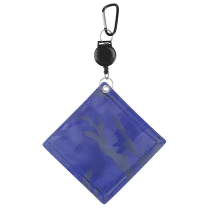 Retractable Golf Ball Wipe Cloth Easy to Draw String Wipe Cloth Cleaning Towel
