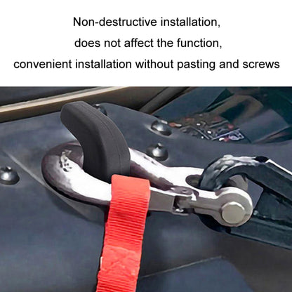 For 07-23 Jeep Wrangler JK/JL/JT Front Bumper Trailer Hook Cover