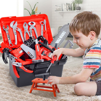 Children Simulation Repair Toolbox Pretend Play Toy Set, 55pcs / Set, 68pcs / Set, 69pcs / Set