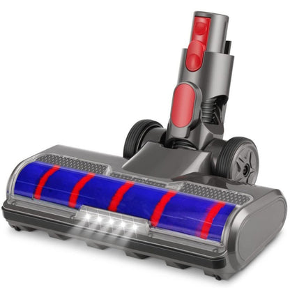 For Dyson V7 V8 V10 V11 Vacuum Cleaner Motor Head Soft Bristle Roller Brush With Light, Motorhead With Light